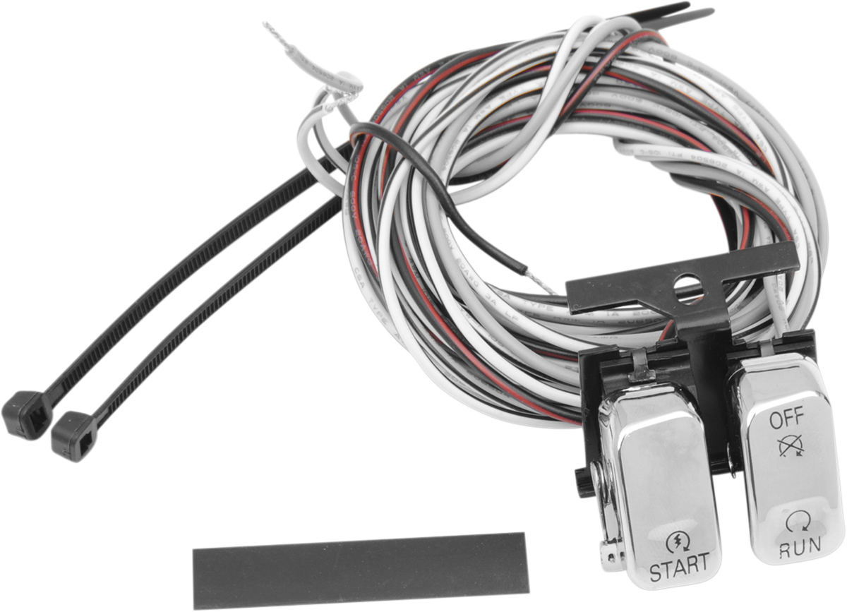 DRAG SPECIALTIES Handlebar Switch Kit - Start/Stop - Chrome H18-0333C-S