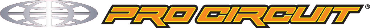 FACTORY EFFEX Logo Decals - PRO CIRCUIT - 5 Pack 04-2694