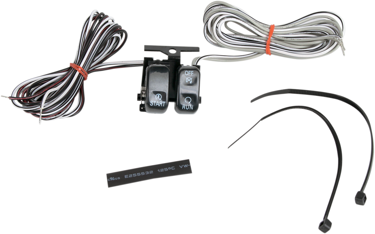 DRAG SPECIALTIES Handlebar Switch Kit - Start/Stop - Black H18-0333B-S