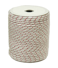 Poly Starter Rope 4.5mm X 250' Polyester White/Red