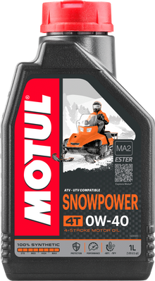 Snowpower Syn Engine Oil 4t 0w40 1l 12/Case