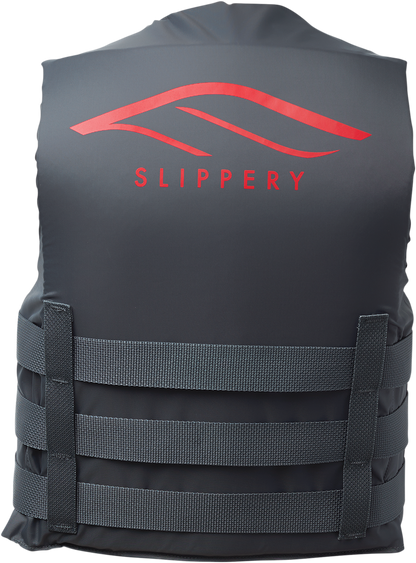 SLIPPERY Hydro Nylon Vest - Charcoal/Red - XS 112214-10001020