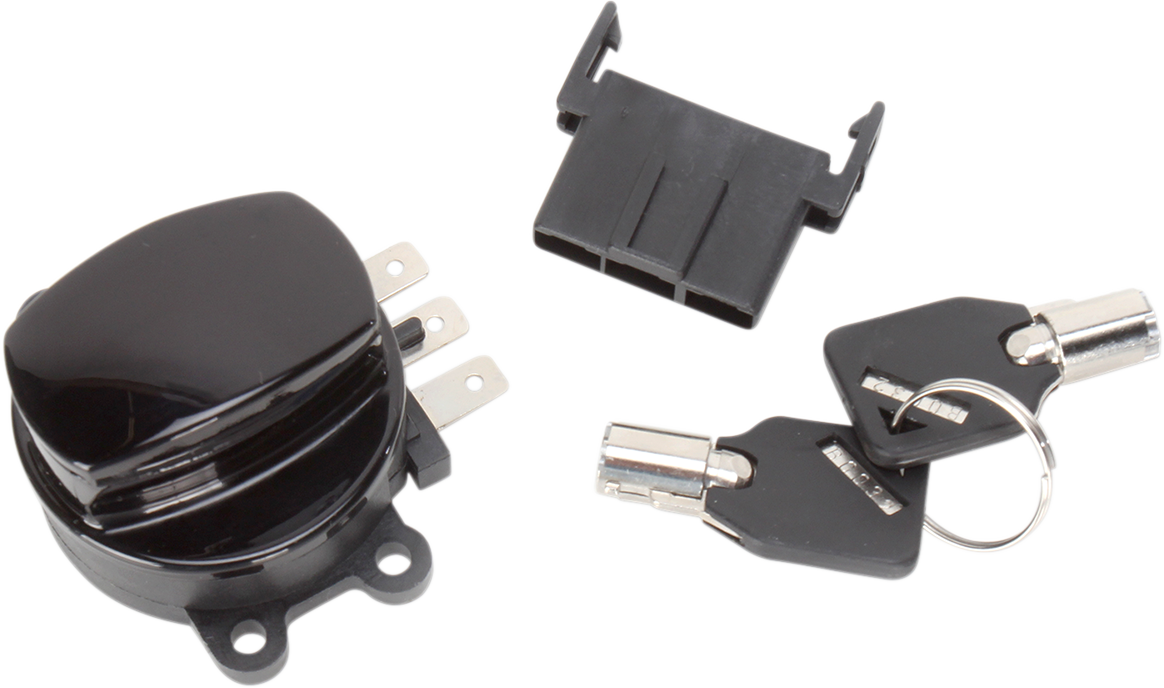 DRAG SPECIALTIES Side Hinge Ignition Switch - Gloss Black 21-0209GB