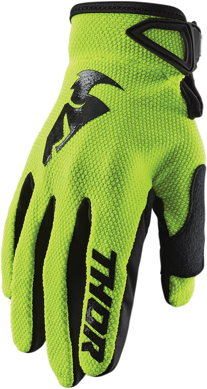 THOR Sector Gloves - Acid/Black - XS 3330-5877