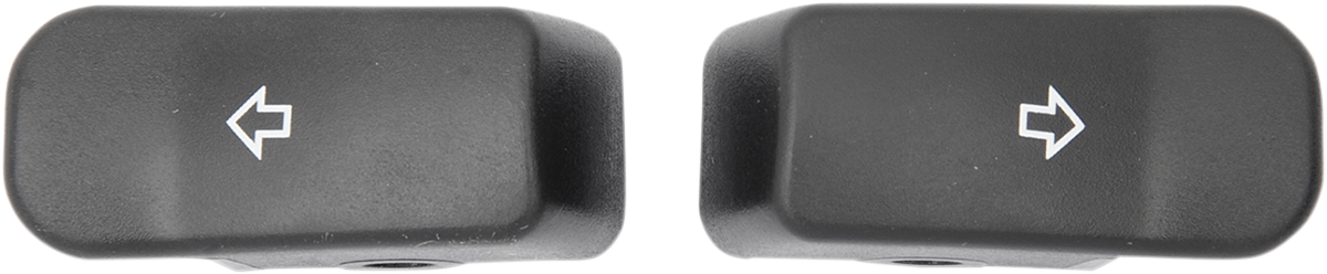 DRAG SPECIALTIES Turn Signal Switch Extension Caps - Black 77447