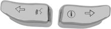 DRAG SPECIALTIES Turn Signal Switch Extension Caps - Chrome 77680C