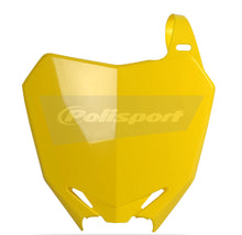 Front Number Plate Yellow