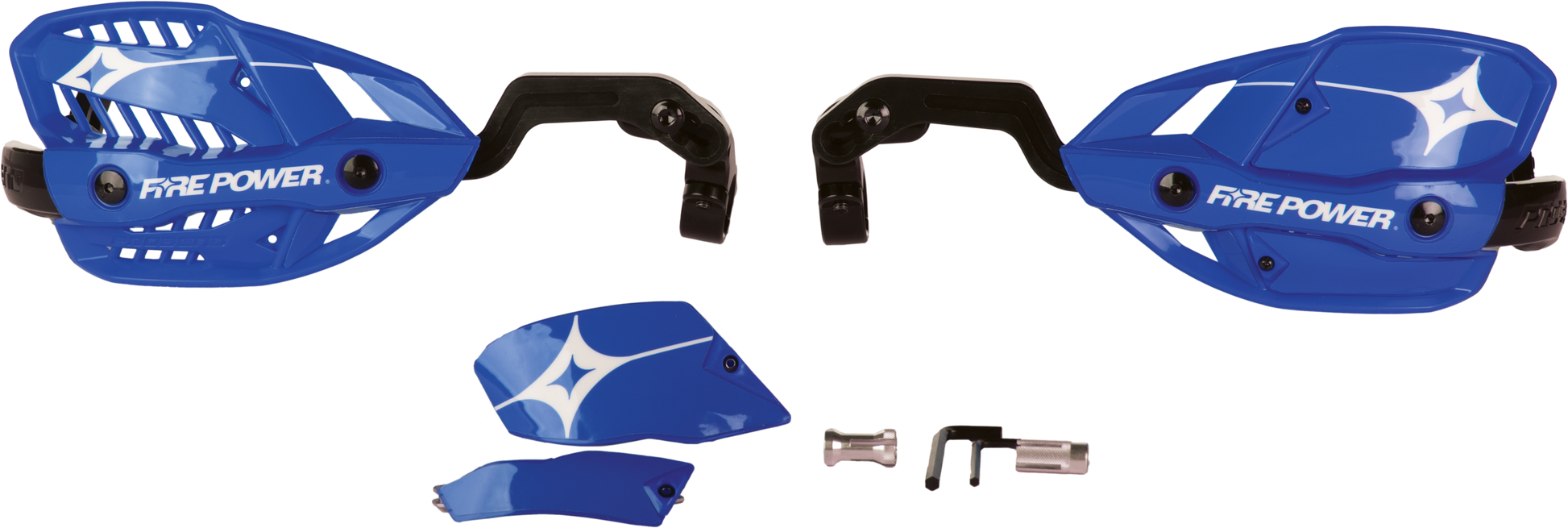 1 1/8" Closed Handguard Blue