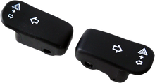 DRAG SPECIALTIES Turn Signal Switch Extension Caps - Black 77448