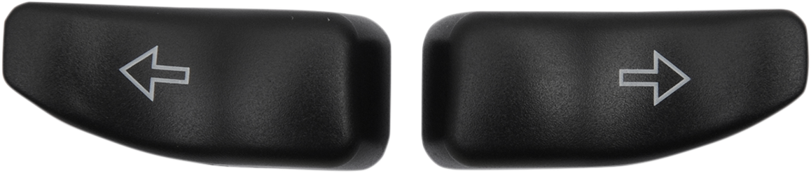 DRAG SPECIALTIES Turn Signal Switch Extension Caps - Black 77679