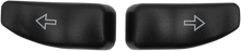 DRAG SPECIALTIES Turn Signal Switch Extension Caps - Black 77679