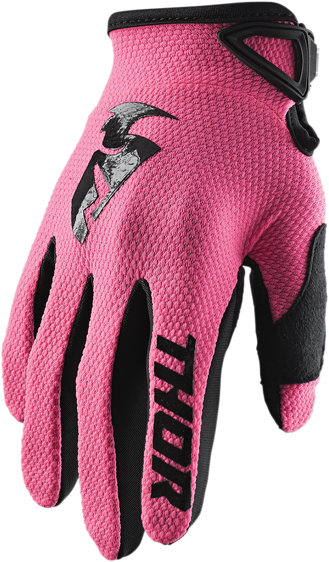 THOR Women's Sector Gloves - Pink/Black - XL 3331-0190