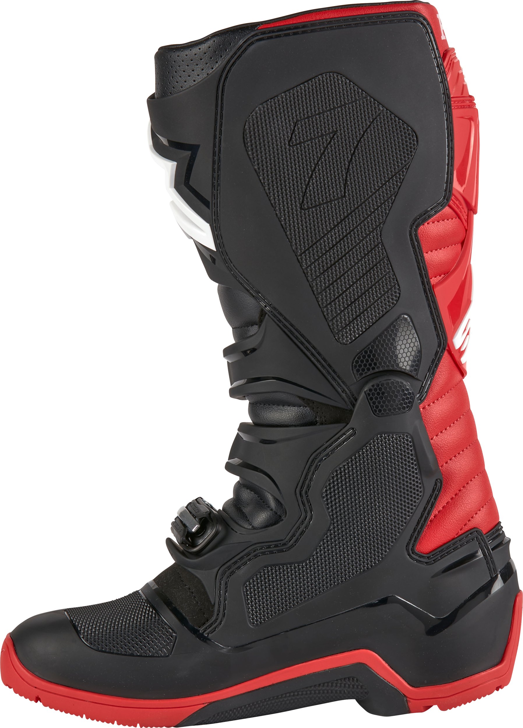 Honda Tech 7 Enduro Drystar Black/Bright Red Sz 9