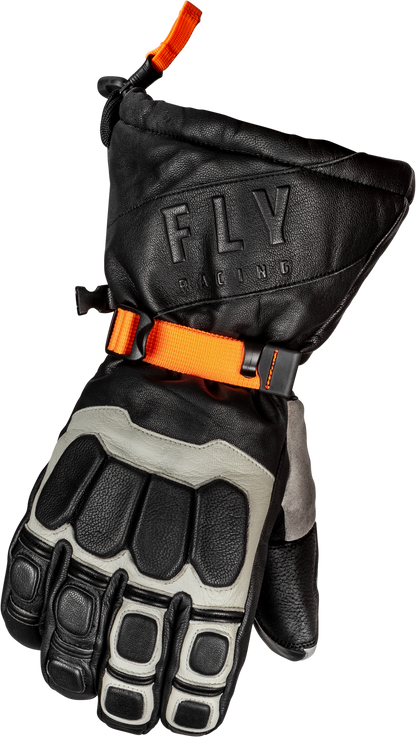 Glacier Gloves Black/Grey/Orange Xs