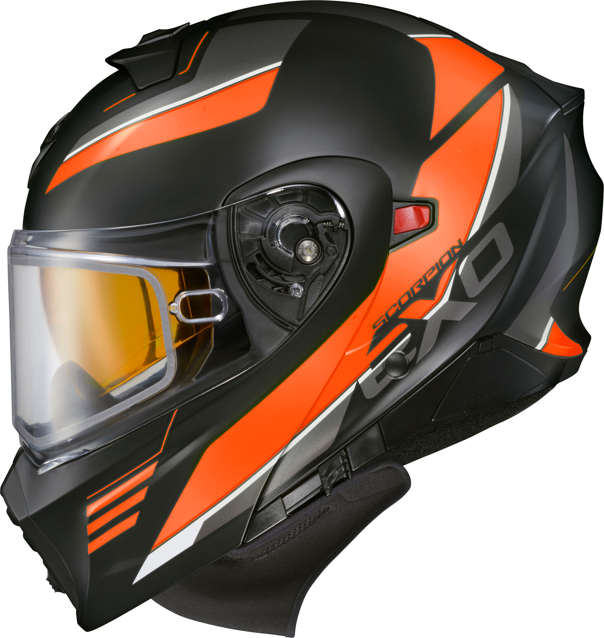 Exo Gt930 Cold Weather Helmet Modulus Orange 2x (Electric)