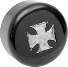 DRAG SPECIALTIES Horn Cover - Cross - Black 76705M