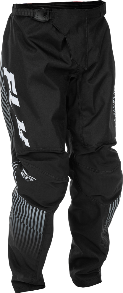 Youth F 16 Pants Black/White Sz 22