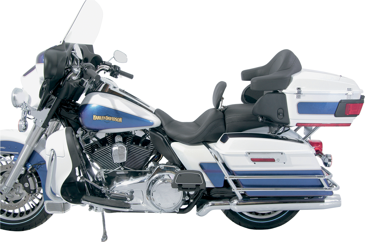 MUSTANG Lowdown Seat with Driver Backrest - Plain - FL '08-'25 79703