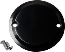 JOKER MACHINE Points Cover - Smooth - 2 Hole - Black Anodized 02-98-SB