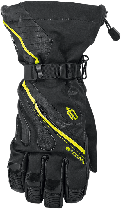 ARCTIVA Meridian Gloves - Black/Hi-Vis Yellow - Large 3340-1208
