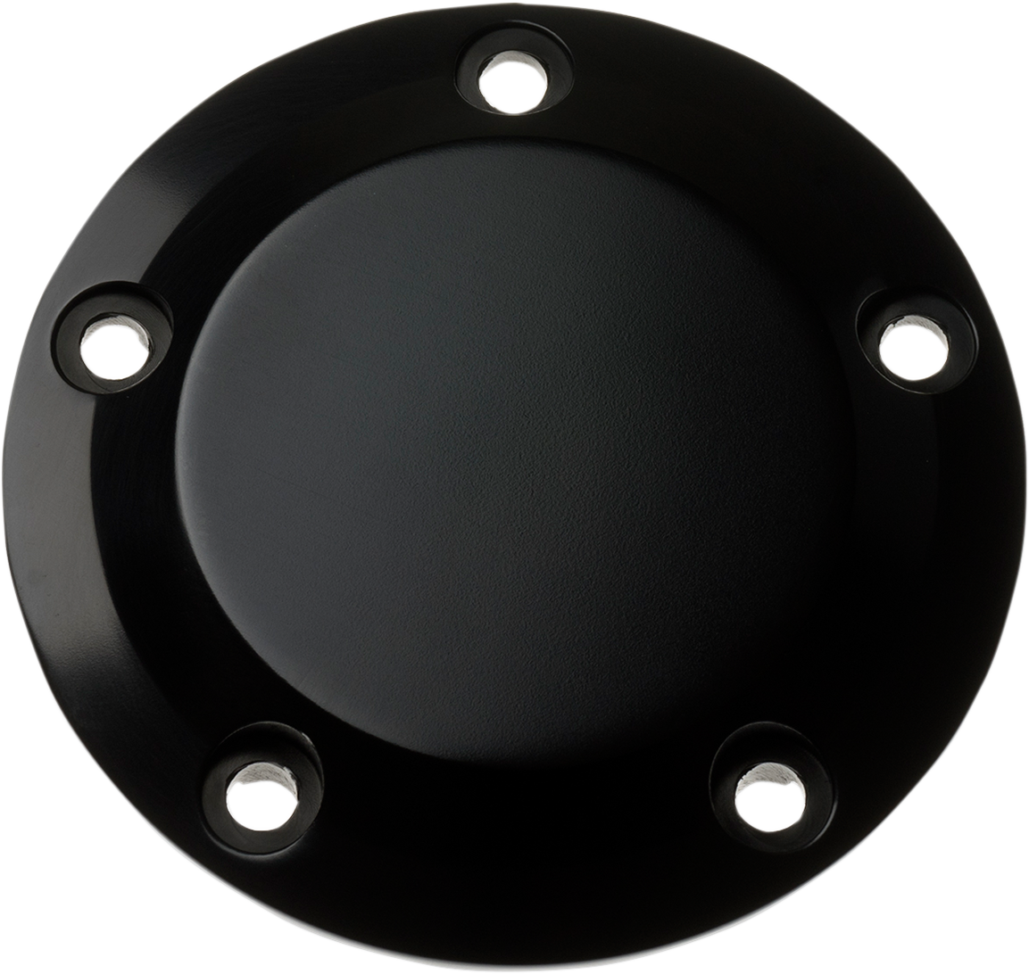 JOKER MACHINE Points Cover - Smooth - 5 Hole - Black Anodized 02-99SB
