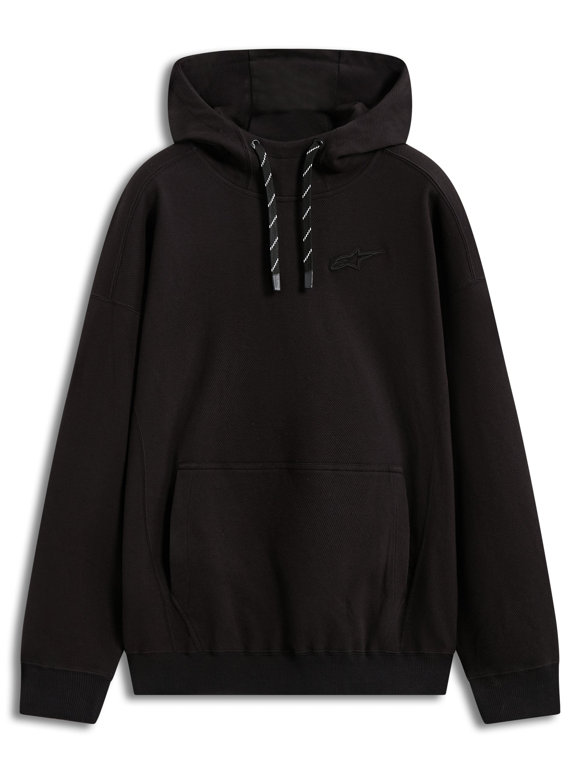 Camino Textured Ovrsizd Hoodie Off Black Xl
