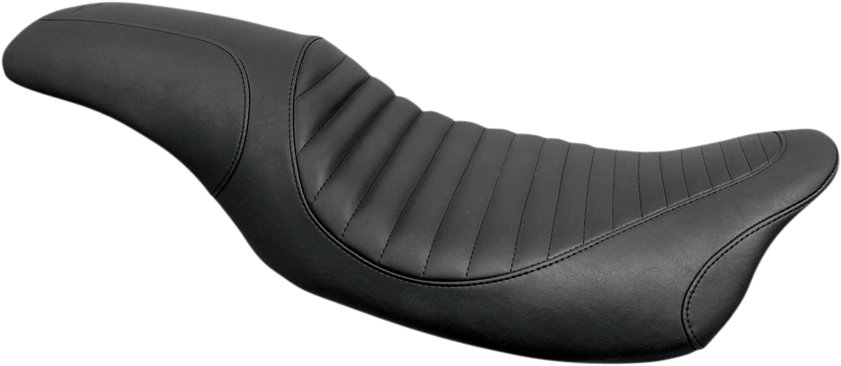 MUSTANG Seat - Tripper™ Fastback - Front Tuck-n-Roll - Black - FL '08-'25 76712