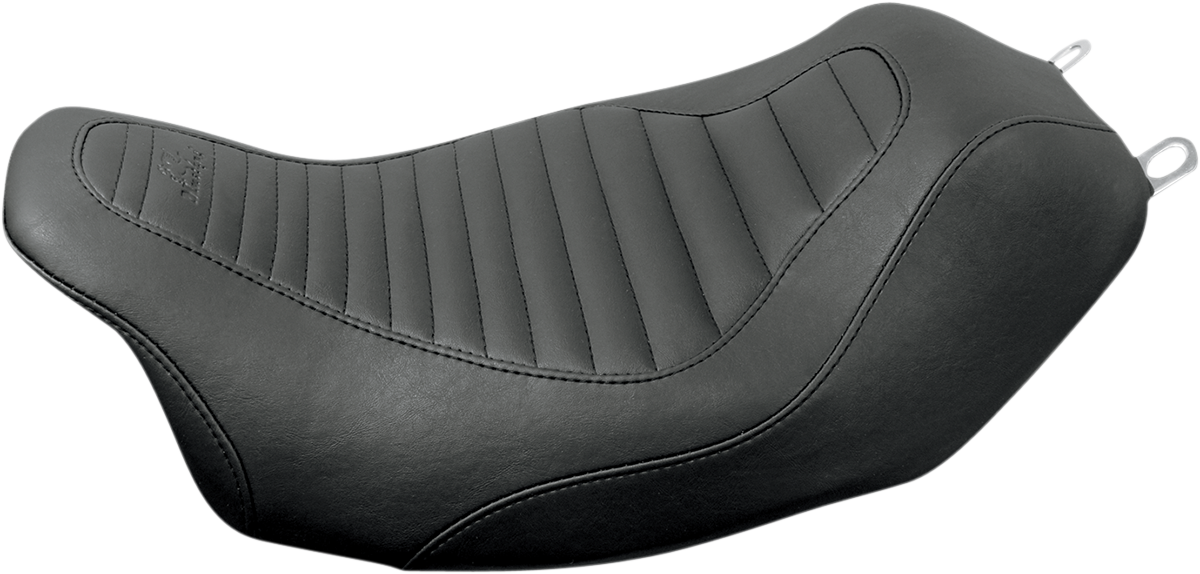 MUSTANG Tripper™ Solo Seat - without Backrest - Tuck and Roll - Black - FLH/FLT '08-'25 76713