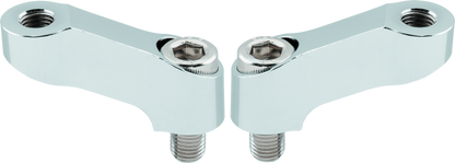 BikeMaster Mirror Extension 10mm Pair - Chrome