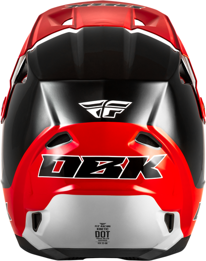 Kinetic Dbk Helmet Black/Red/Grey Lg