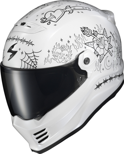 Covert Fx Full Face Helmet The Litas 2 White Md
