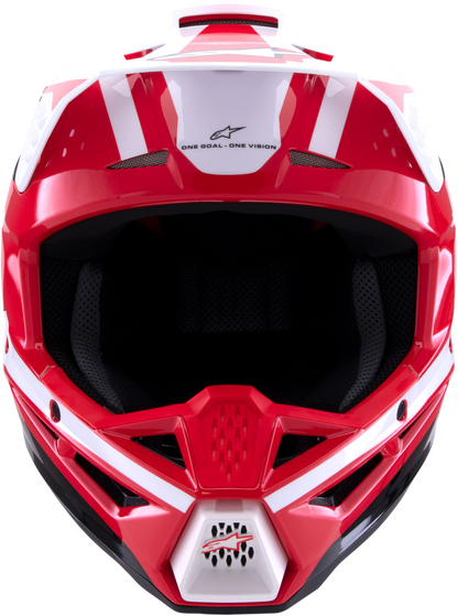 Sm3 Heat Helmet Red/White/Black Glossy 2x