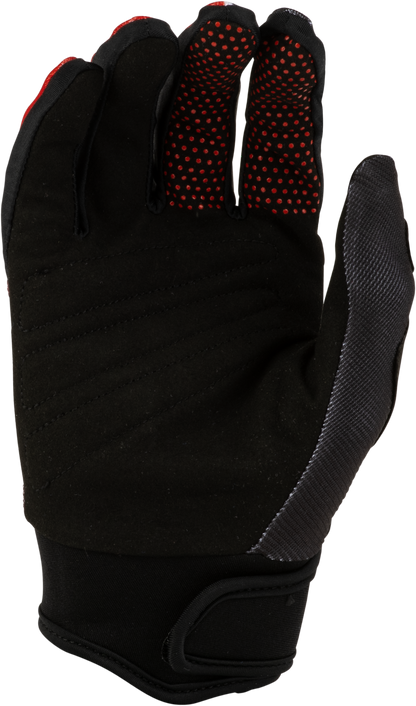 Youth F 16 Raze Gloves Black/Red/White Yxs