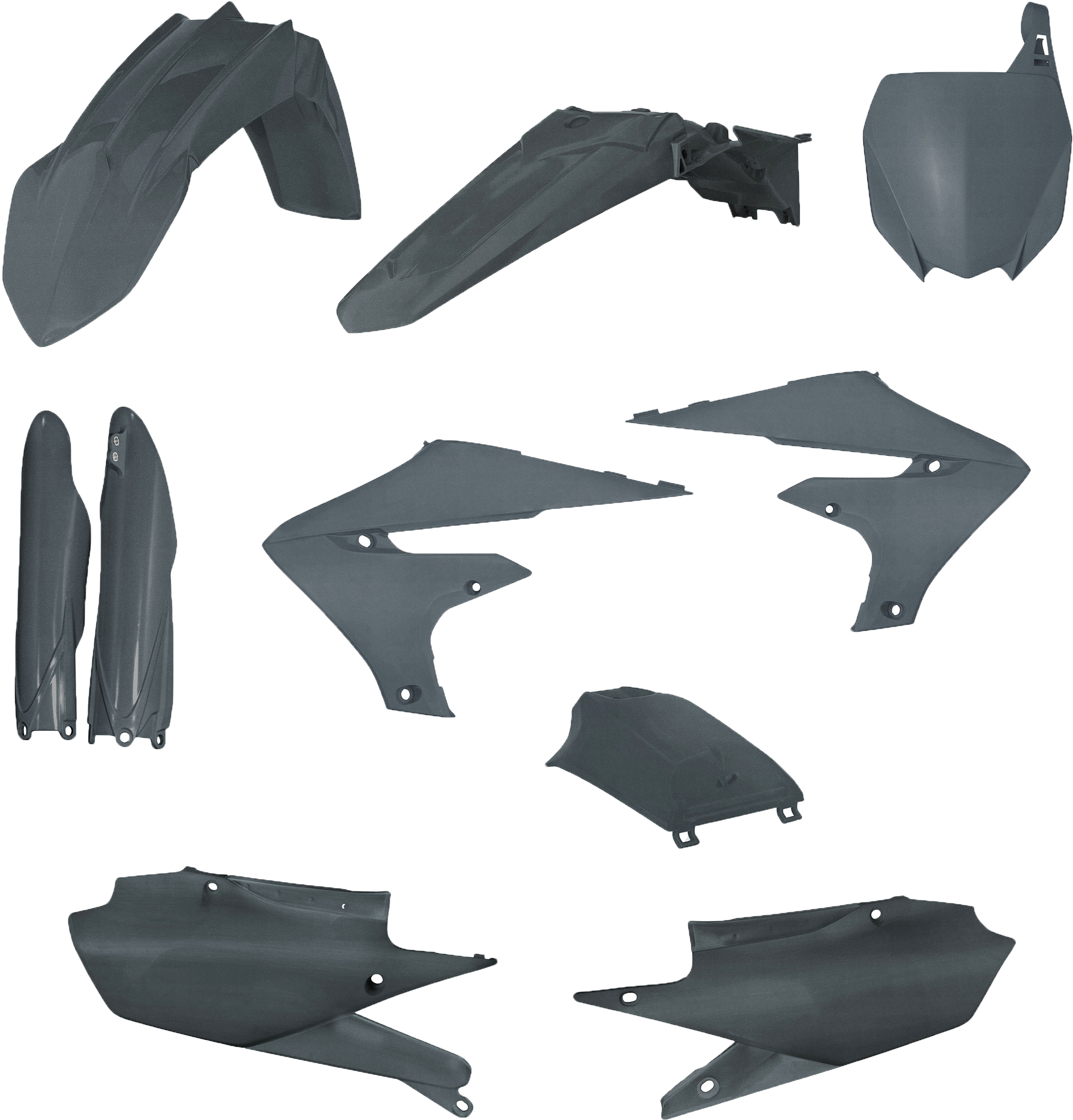 Full Plastic Kit Yam Grey Metallic