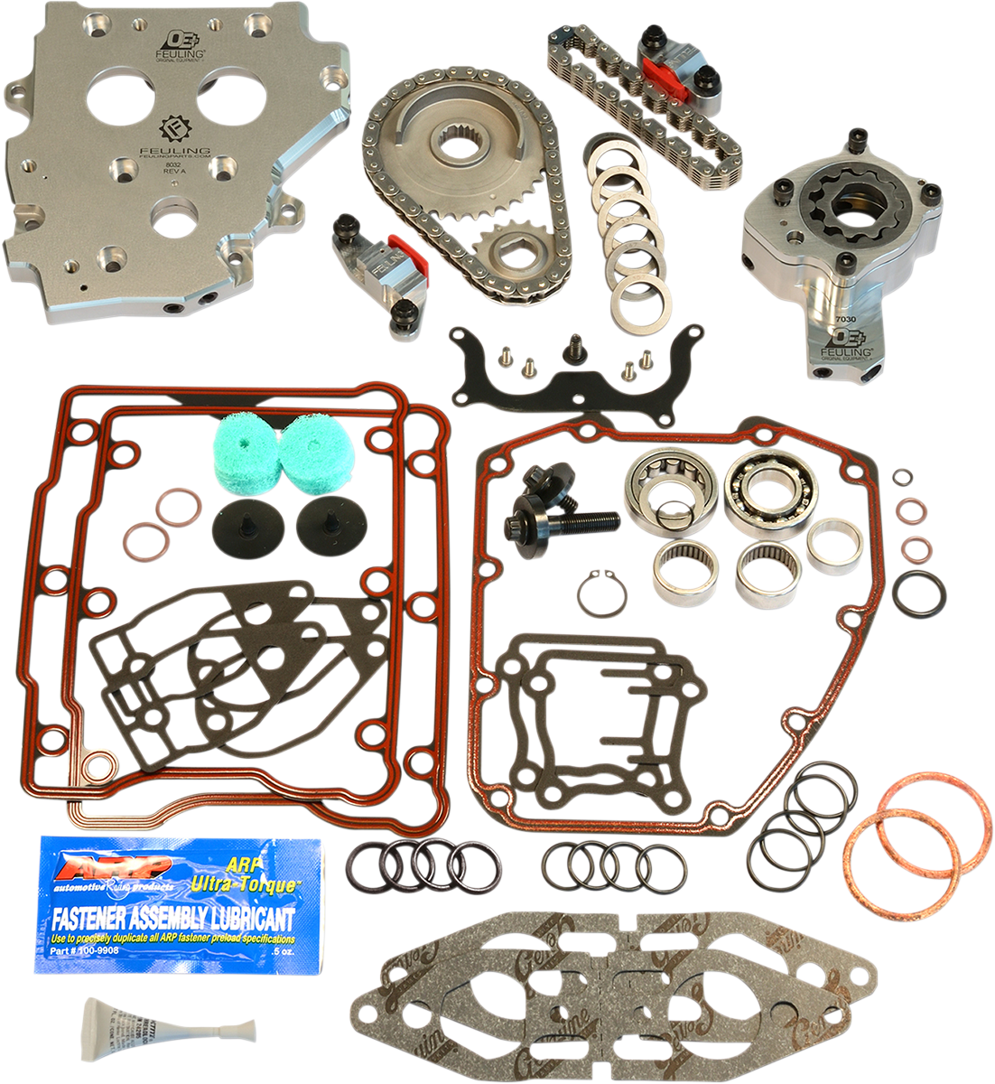 FEULING PARTS Conversion Camplate Hydraulic Cam Chain Tensioner - Factory Style - Twin Cam with Cam Sensor 7089