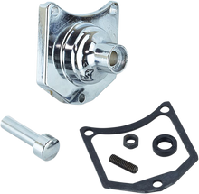 DRAG SPECIALTIES End Cover - Solenoid/Starter Button - Chrome 79-4006