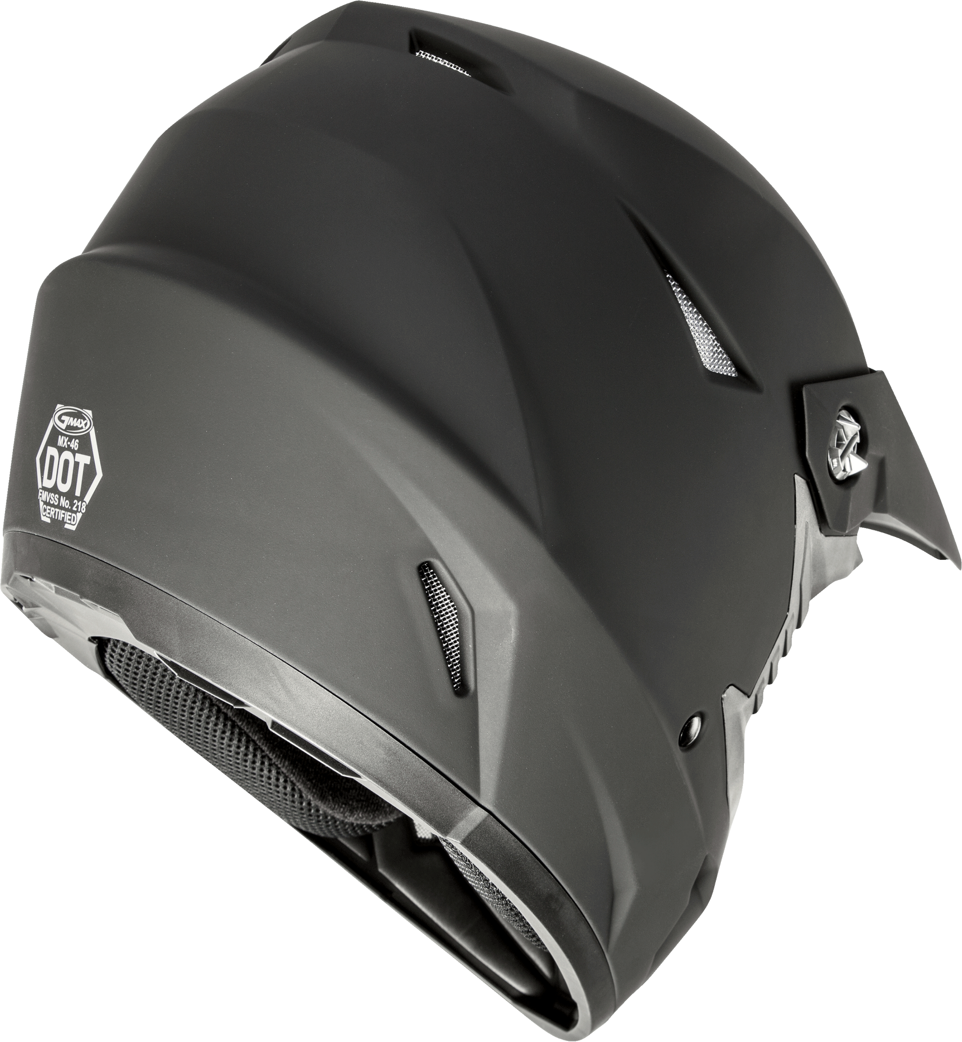 Mx 46 Off Road Helmet Matte Black Xs