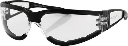 Shield Ii Sunglasses Black W/Clear Lens
