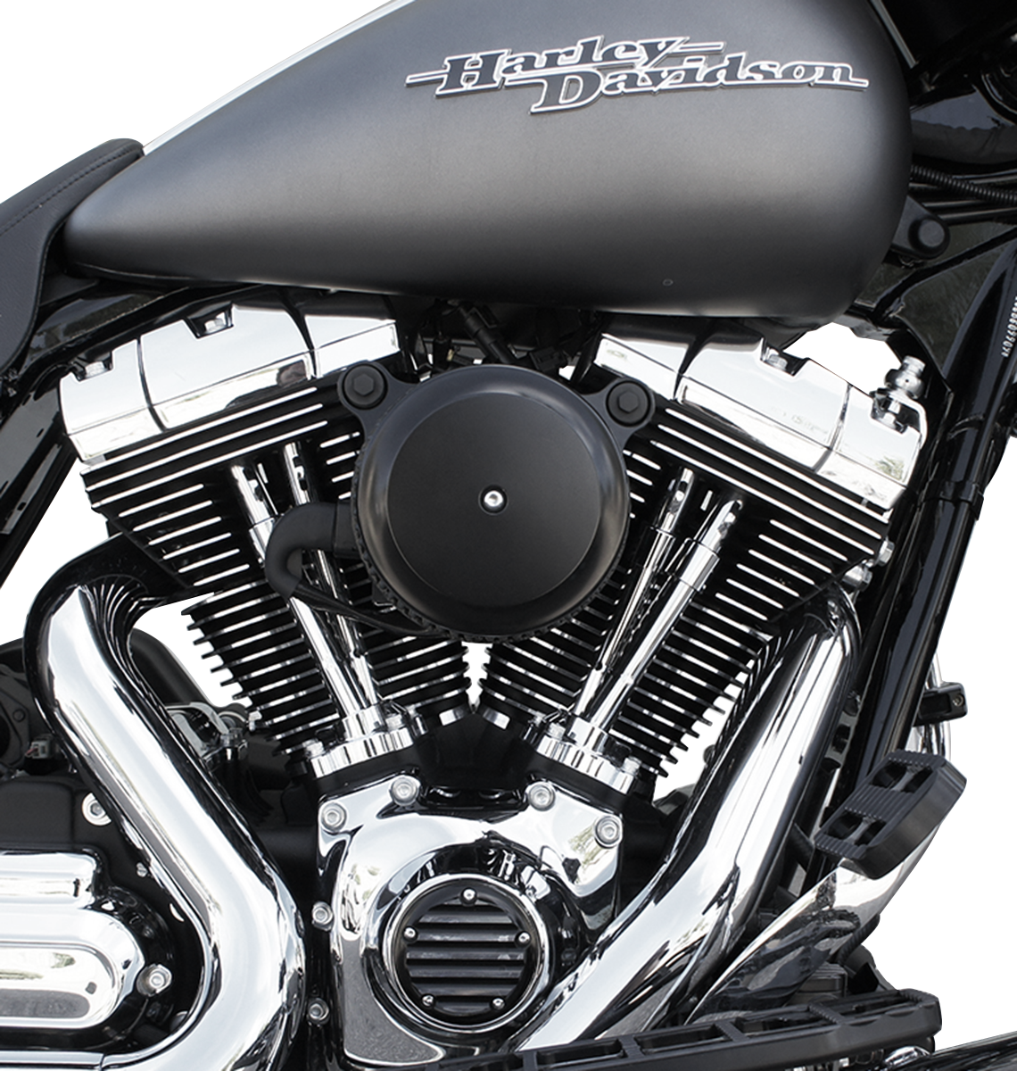 JOKER MACHINE VT Air Cleaner Cover - Smooth - Black 02-222-1