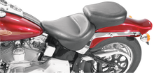 MUSTANG Vintage Style Seat - Wide - Smooth - Black - FXST/FLST 75073