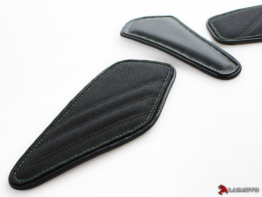 LUIMOTO TANK LEAF Tank Pads for the Kawasaki Ninja 250 / 400 (2018+) and Z250 / Z400 (2019+)