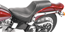 MUSTANG Seat - Fastback™ - Stitched - Black - Softail '00-'05 75779