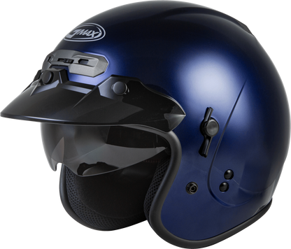 Gm 32 Open Face Helmet Blue Md