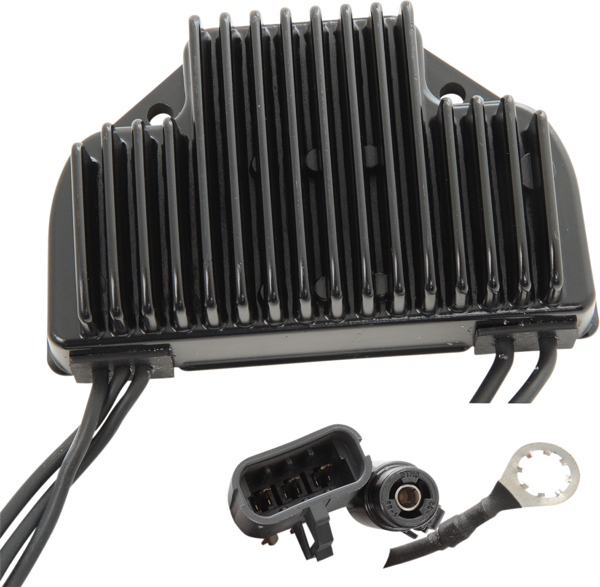 DRAG SPECIALTIES Regulator - Black - '02-'07 V-Rod 74494-02BK