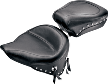 MUSTANG Wide Studded Solo Seat - Softail '84-'99 75506