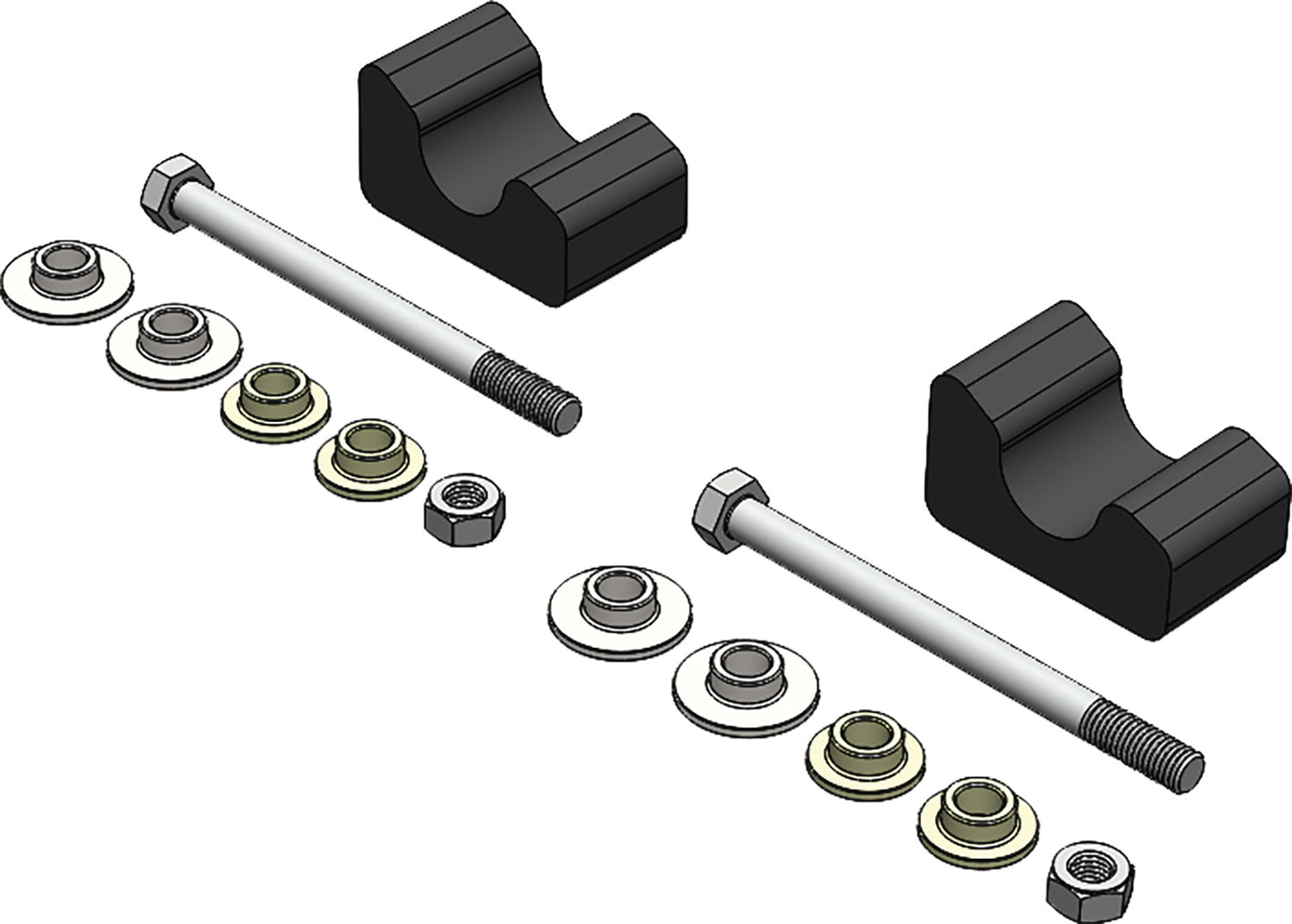 Pr /Sly Dog Mount Kit A/C Hcr /10mm