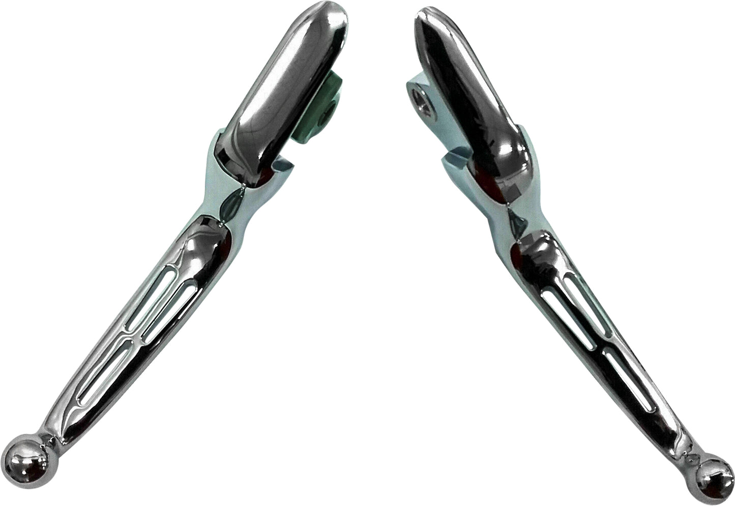 Slotted Lever Set Chrome Softail 15 17