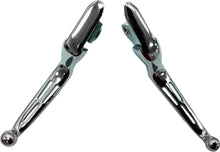 Slotted Lever Set Chrome Softail 15 17