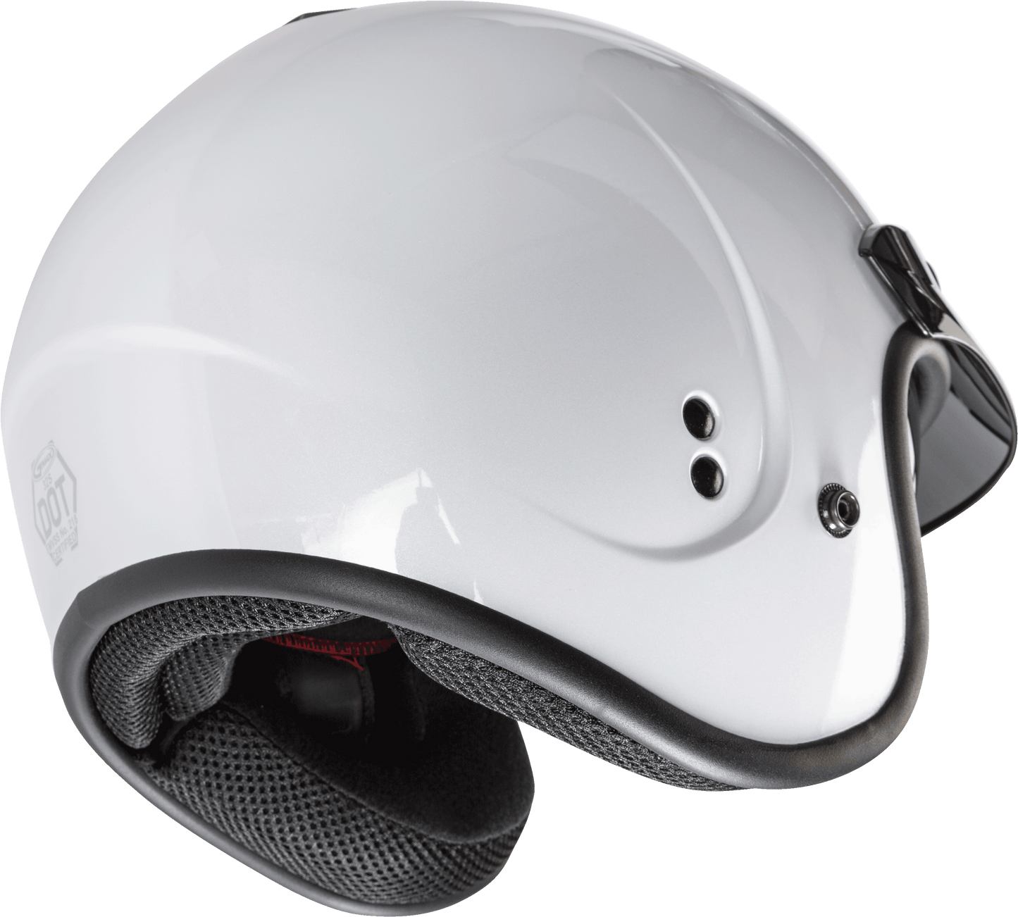 Gm 32 Open Face Helmet Pearl White Md