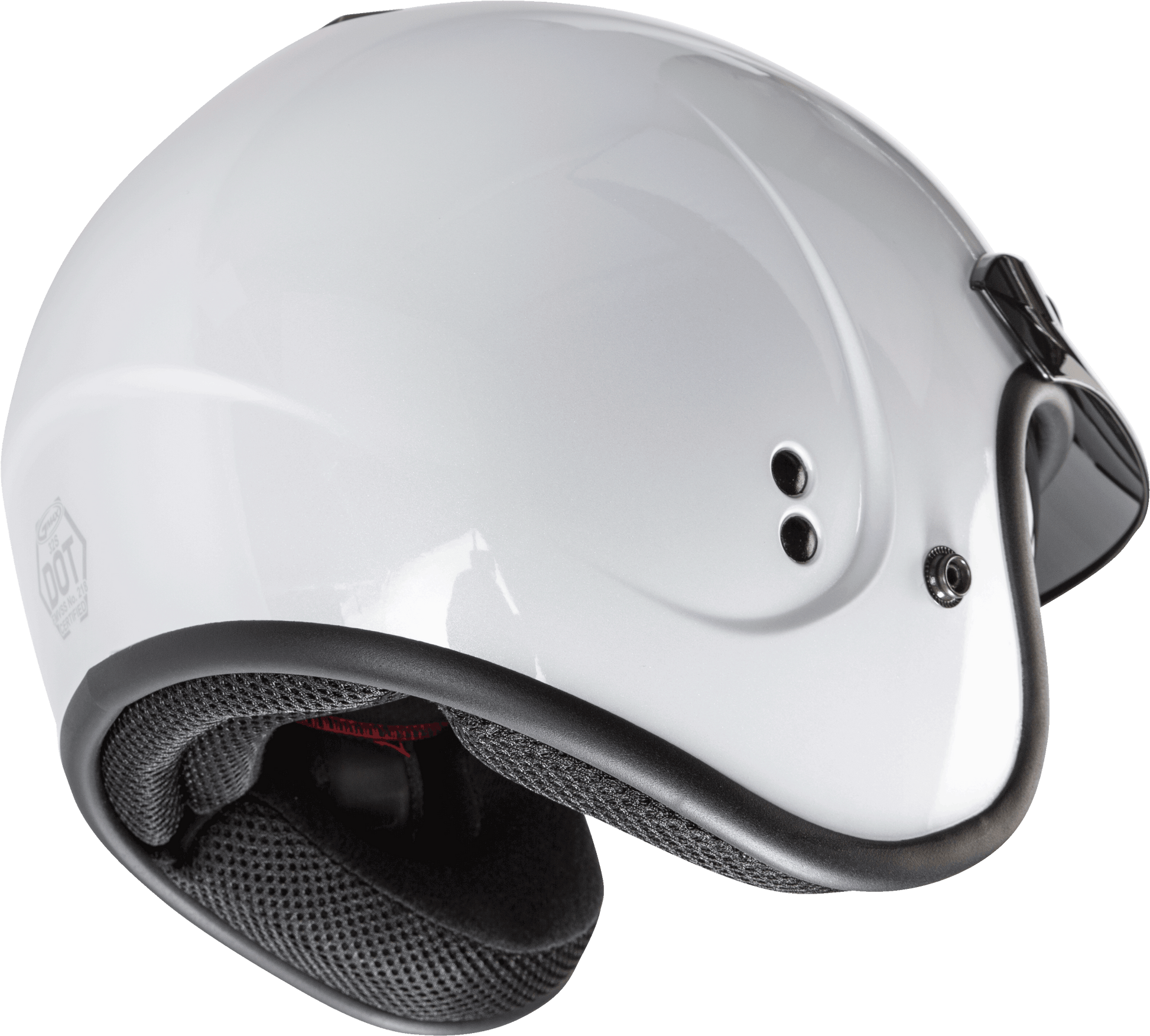 Gm 32 Open Face Helmet Pearl White Md